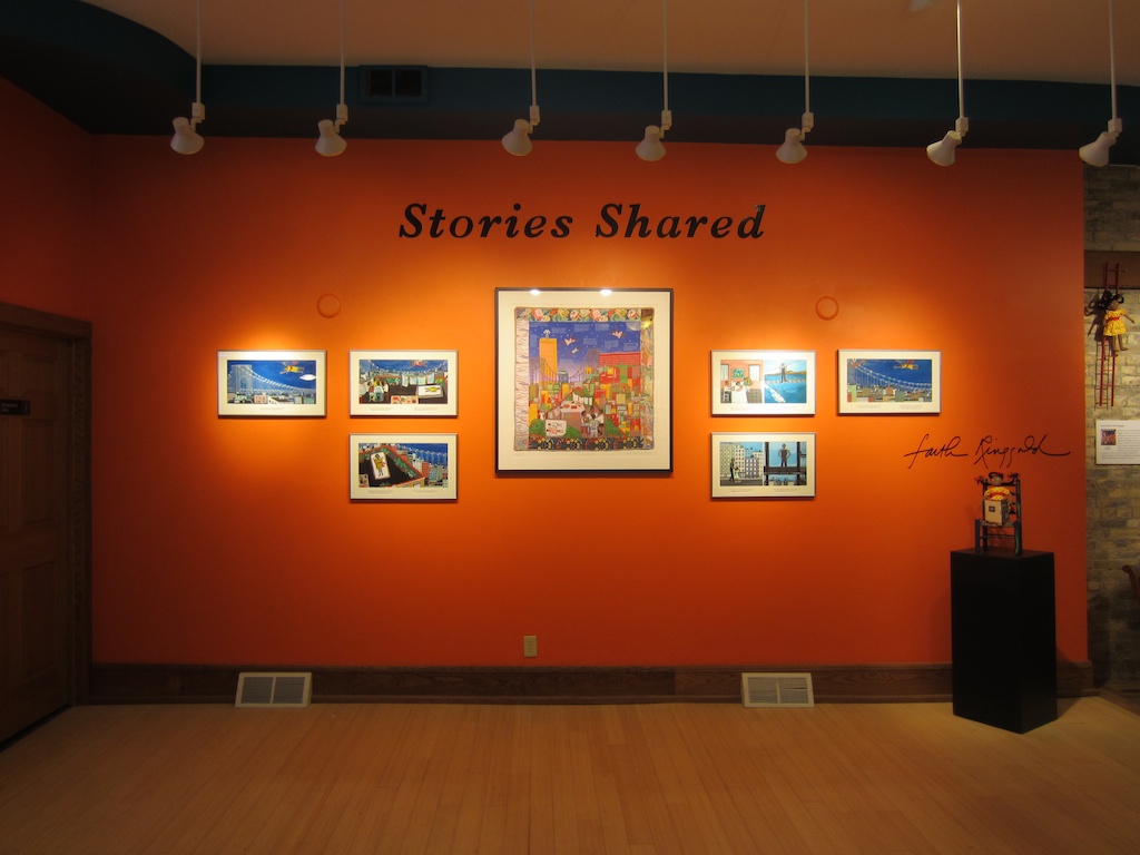 ‘Stories Shared’ co-art exhibit with Faith Ringgold April 25th, 2014!